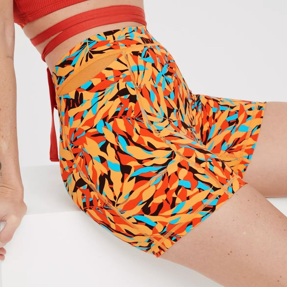 Offline by Aerie Goals Pocket‎ 4" Bike Shorts High Rise Size XS